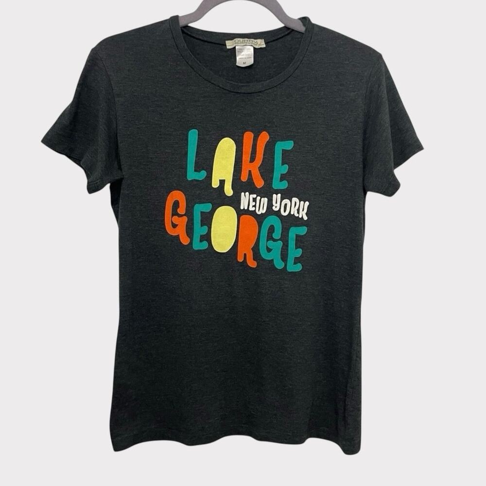 💙3 for $15 Ouray Sportswear Lake George New York Grey Short Sleeve Graphic Tee